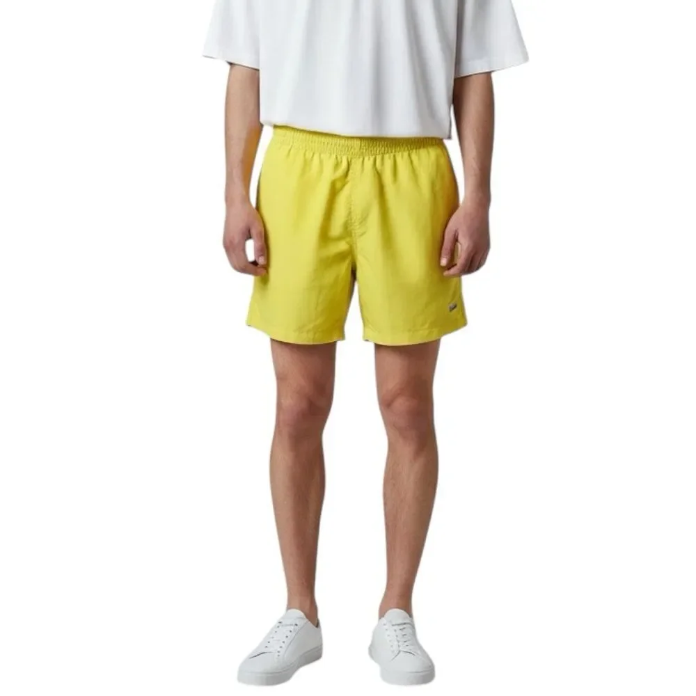 🆕Duluth Trading Co Men’s Yellow Pier Genius Unlined Swim Shorts